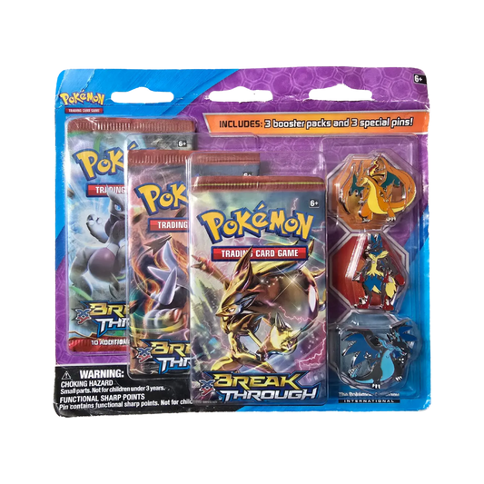 BREAKthrough Mega Evolution 3-Pack Pin Blister