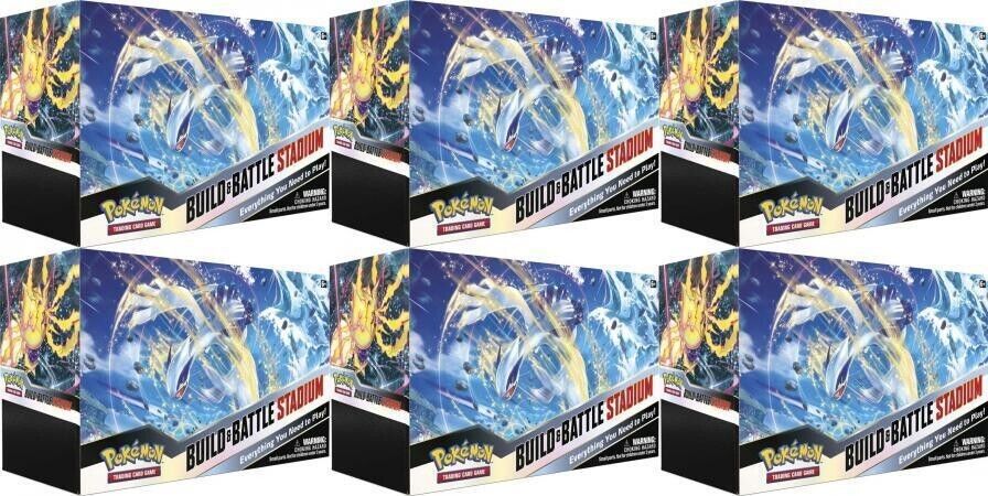 Pokemon Silver Tempest [x6] Build & Battle Stadium Sealed Case